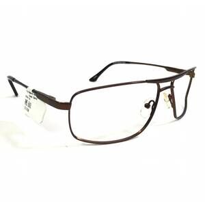 NEW ROBERT MITCHEL men's rms6003 rectangle eyeglasses in brown